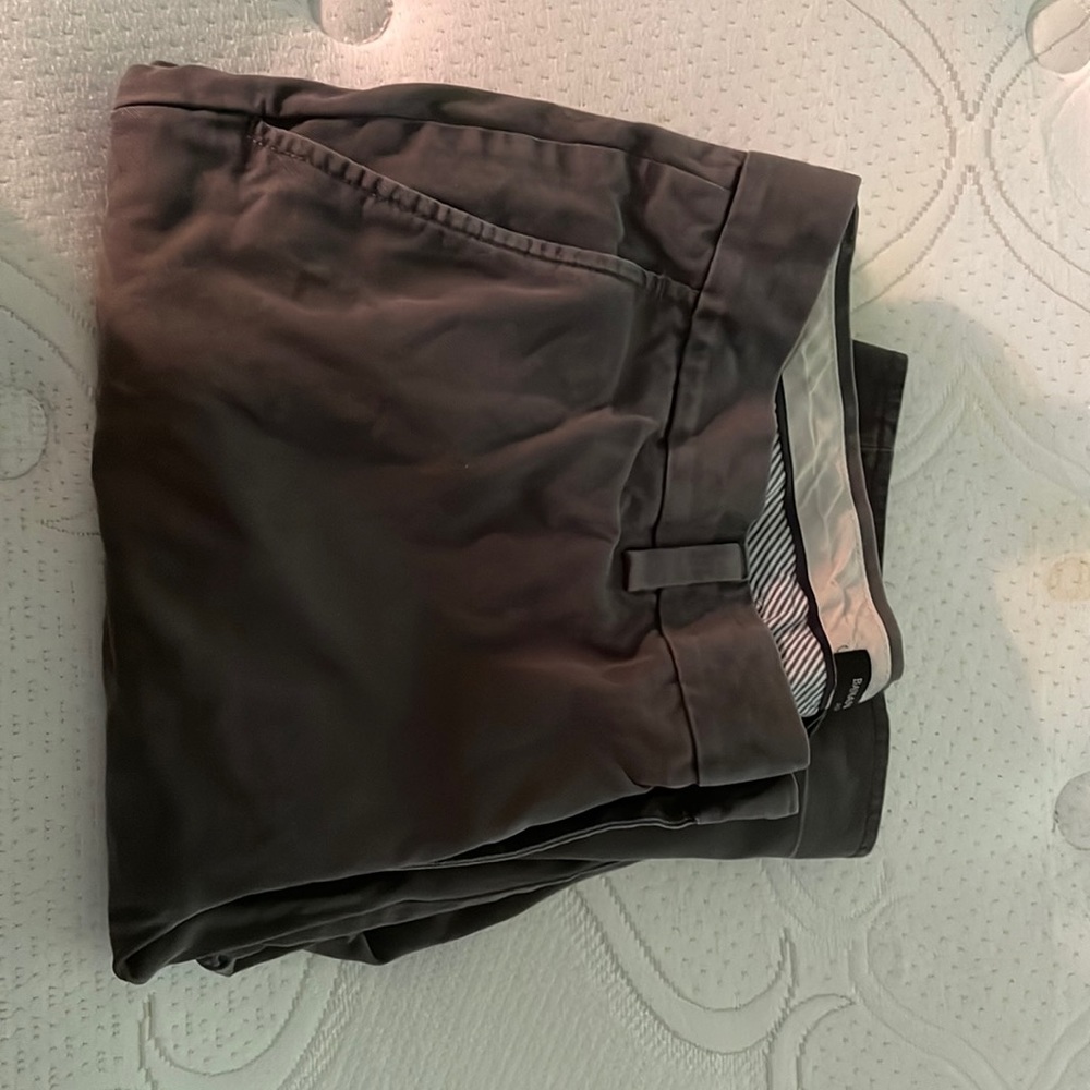Dark gray Banana Republic men’s slacks